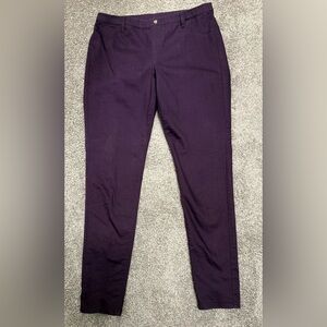 New York & Company Purple Skinny Pants